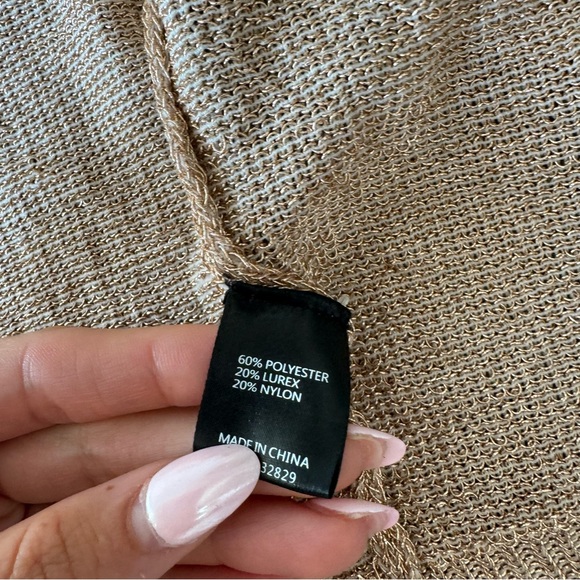 NBD X Revolve X Haven Rose-Gold Tie Crop Top - Picture 9 of 10